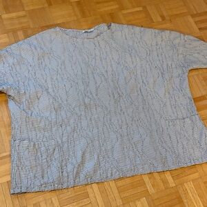 Cut Loose Striped Oversized Top